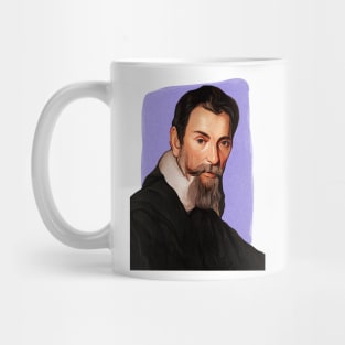 Italian Composer Claudio Monteverdi illustration Mug